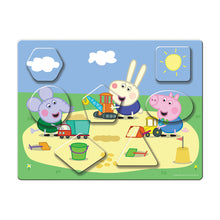 Load image into Gallery viewer, Wood Activities | Peppa Pig 7 Piece Chunky Wood Puzzle
