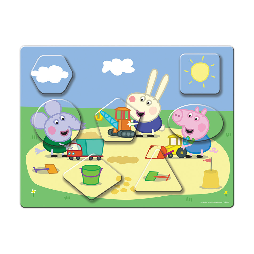 Peppa pig wooden puzzle sales