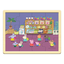 Load image into Gallery viewer, Wood Activities | Peppa Pig 12 Piece Wood Jigsaw Puzzle
