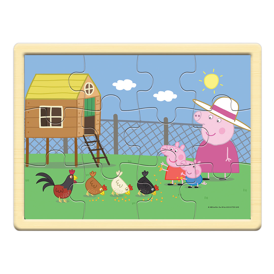 Puzzle de peppa pig discount