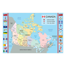 Load image into Gallery viewer, Sure Lox | 300 Piece Map of Canada Discover Puzzle Collection
