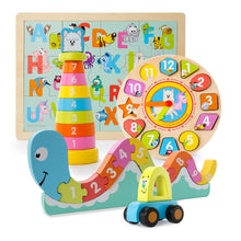 Load image into Gallery viewer, 5 WOODEN TOY GIFT SET
