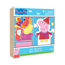 Load image into Gallery viewer, Wood Activities | Peppa Pig 26 Piece Magnetic Wood Dress Up
