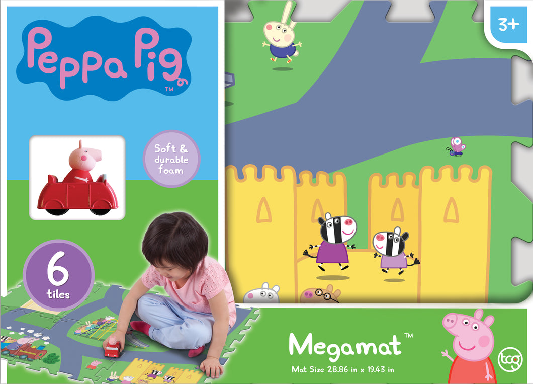 Megamat | Peppa Pig 6 Piece Tile Megamat