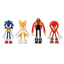 Load image into Gallery viewer, Bend-Ems | Sonic The Hedgehog ~ Posable Bendable Figures 4-Packs
