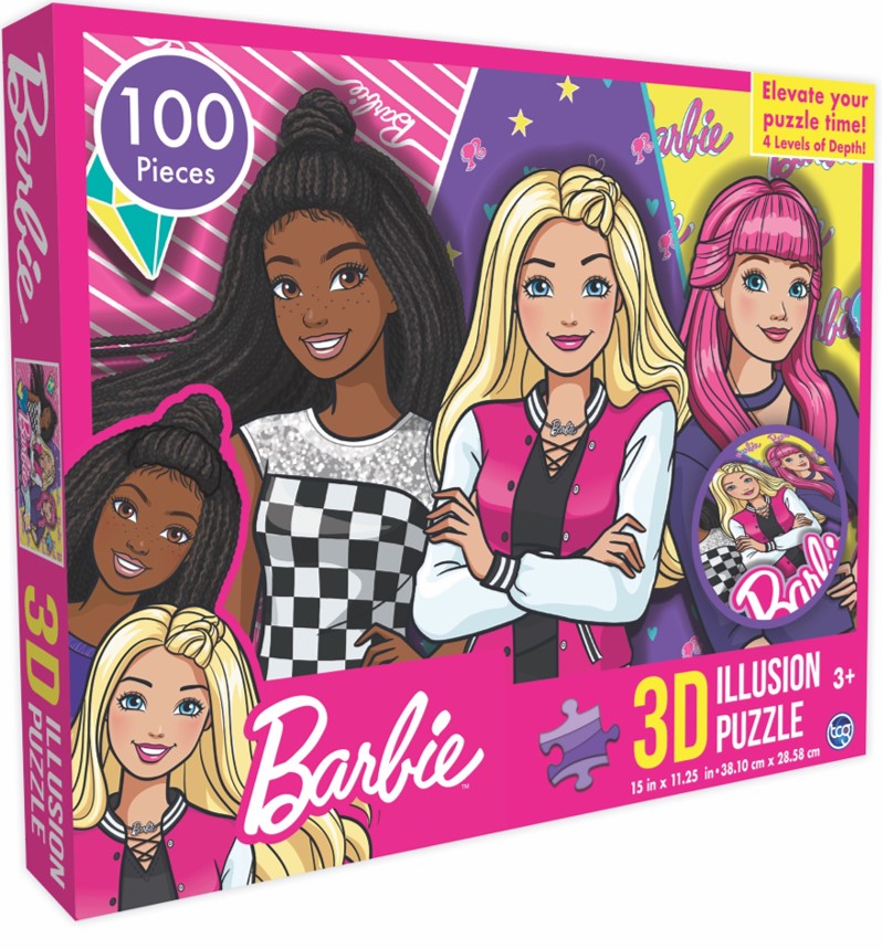 Sure Lox Kids | Barbie 3D Layered Puzzle