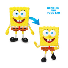 Load image into Gallery viewer, FleXfigs | SpongeBob Squarepants ~ Posable Flexible Figures 4-Packs
