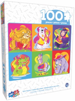 Sure Lox Kids | Kutie Kids 100 Piece Puzzle