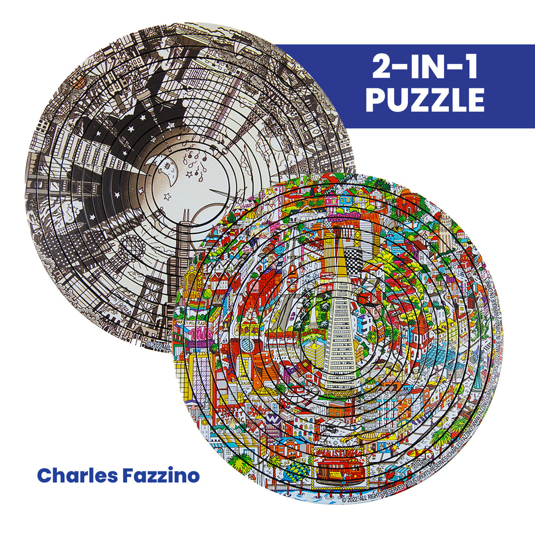 Spin Flip Puzzles | Charles Fazzino